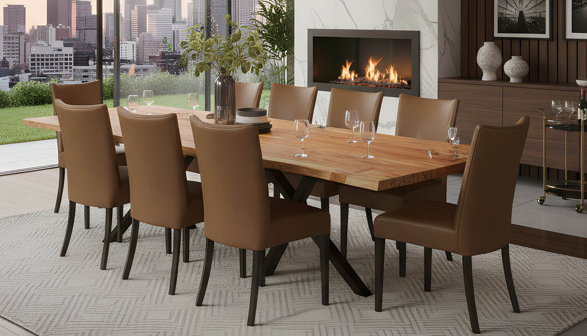 Chelsea Dining Table with Chobe Chair