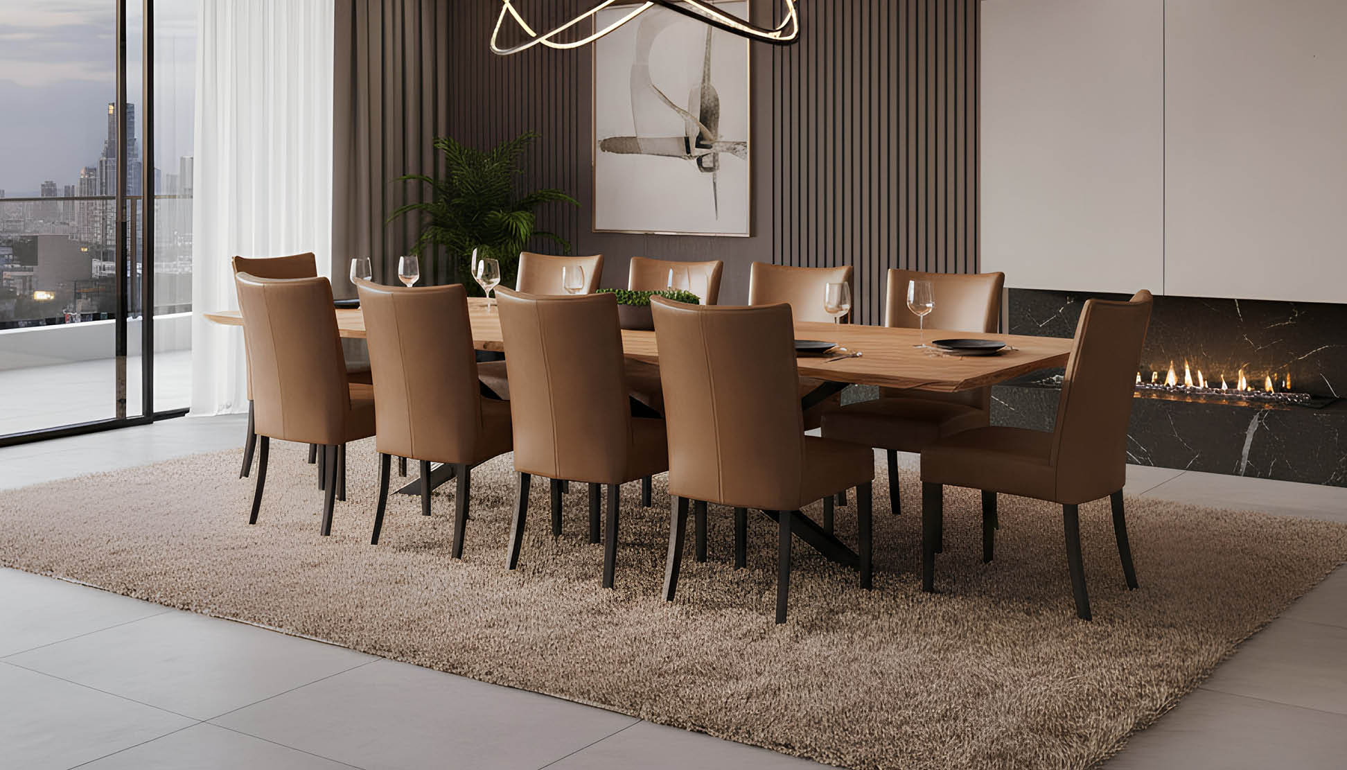 Chelsea Dining Table with Chobe Chair