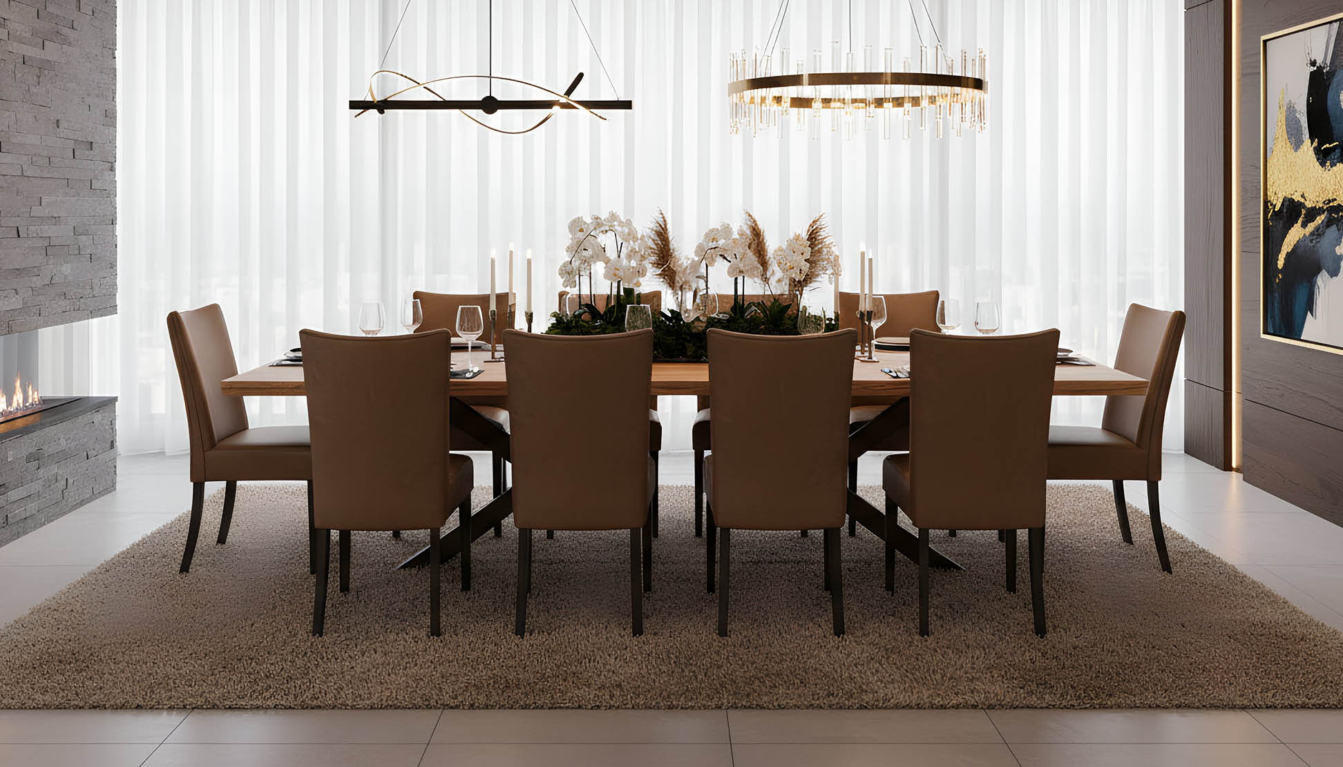 Chelsea Dining Table with Chobe Chair